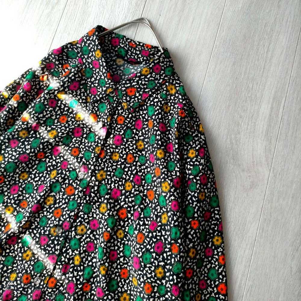 Vintage flower pattern blouse. - image 6