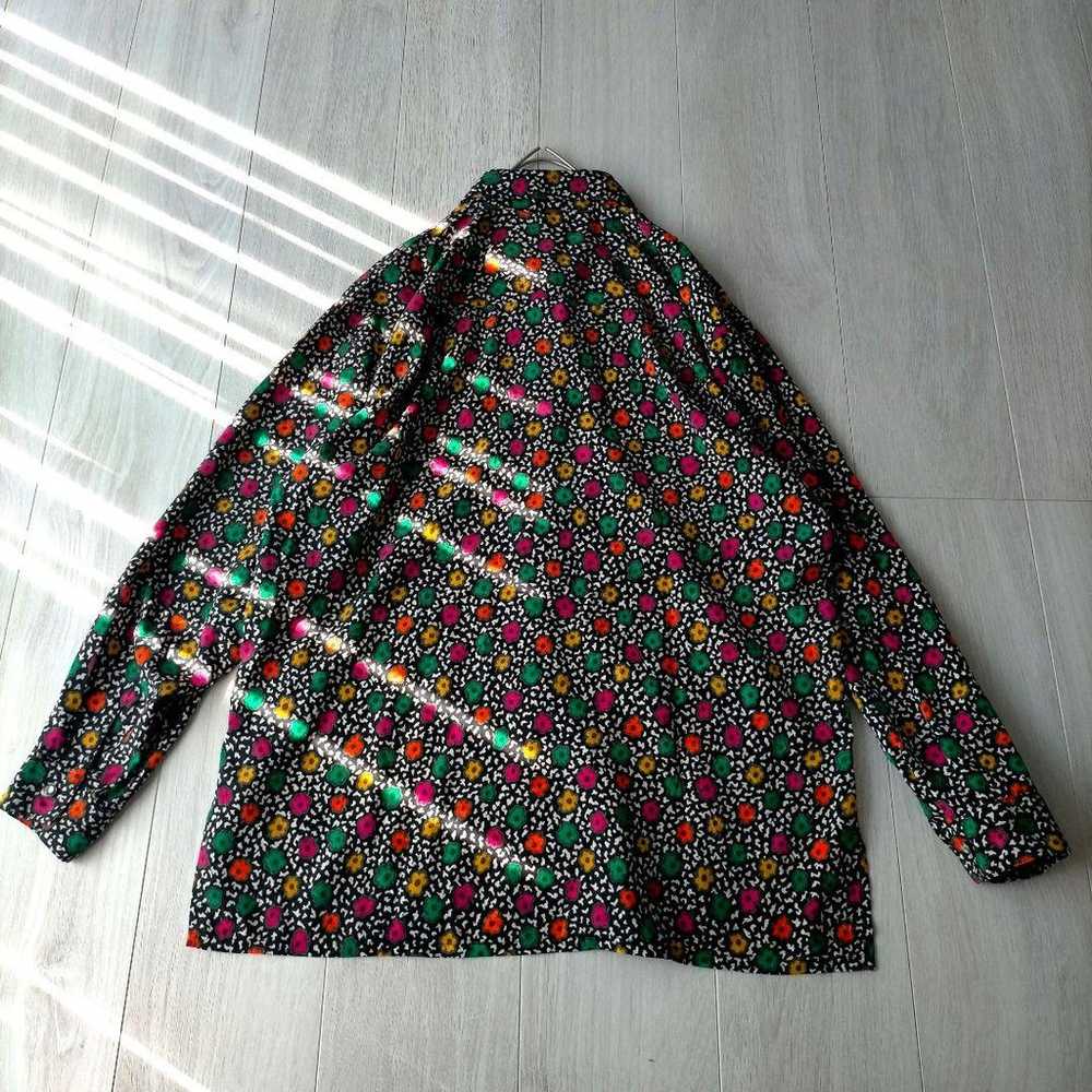 Vintage flower pattern blouse. - image 8