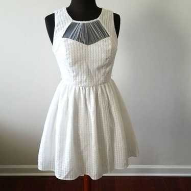 City Studio White Dress size 7