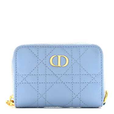 CHRISTIAN DIOR Grained Calfskin Supple Cannage Ca… - image 1