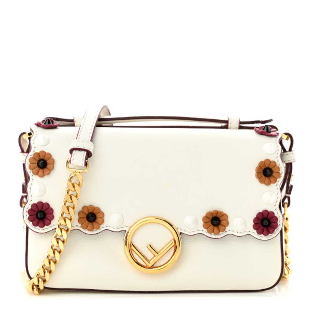 FENDI Vitello Dolce Nappa Flowerland Studded F is… - image 1