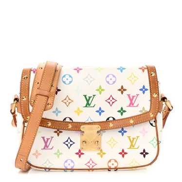 LOUIS VUITTON Monogram Multicolor Sologne White