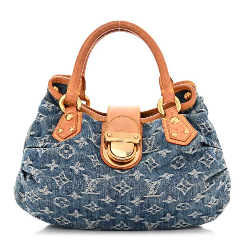 LOUIS VUITTON Monogram Denim Pleaty Blue - image 1