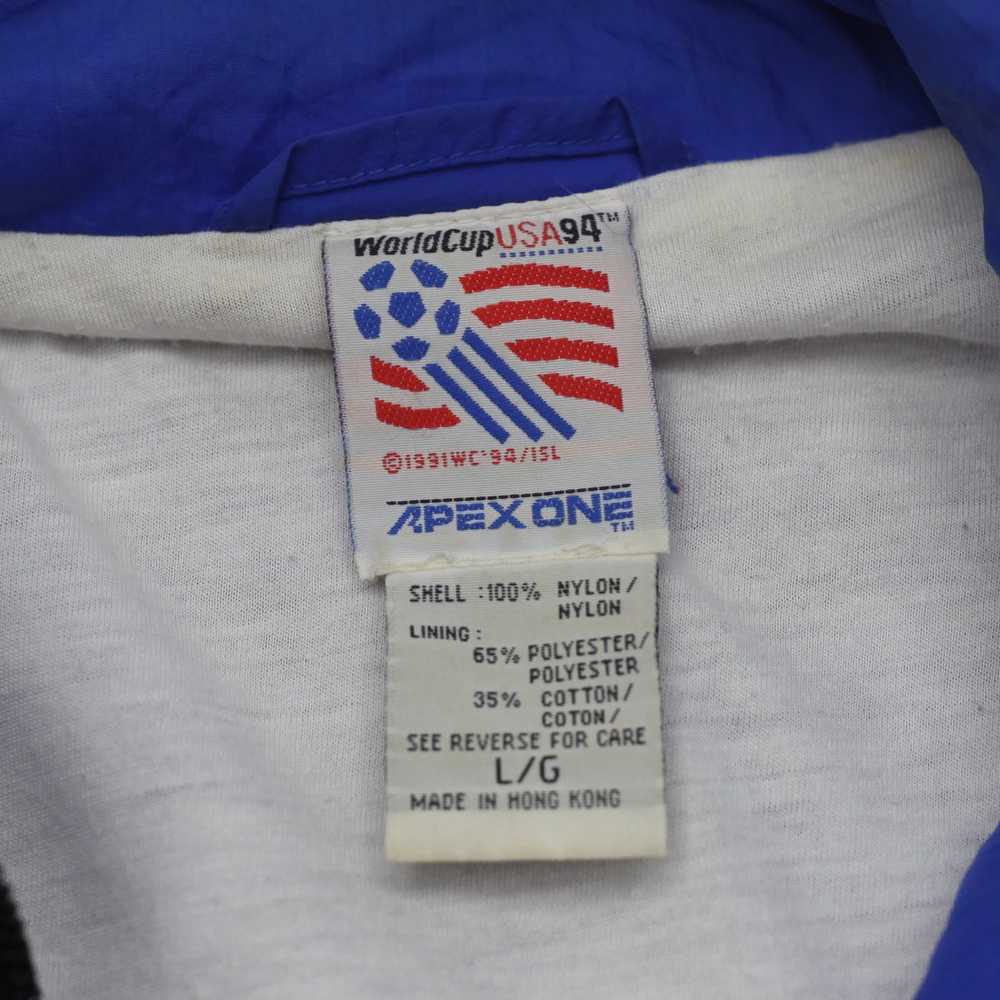 1991 Vintage Apex One World Cup USA '94 Full Zip … - image 3