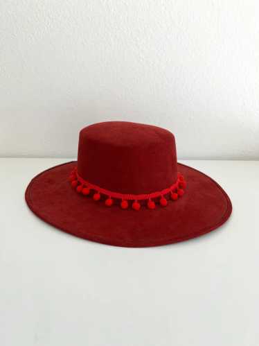 Wide Brim Pom Pom Hat | Used, Secondhand, Resell