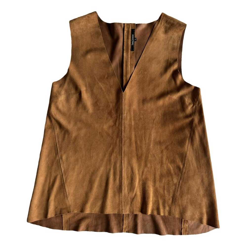 Tara Jarmon Velvet vest - image 1