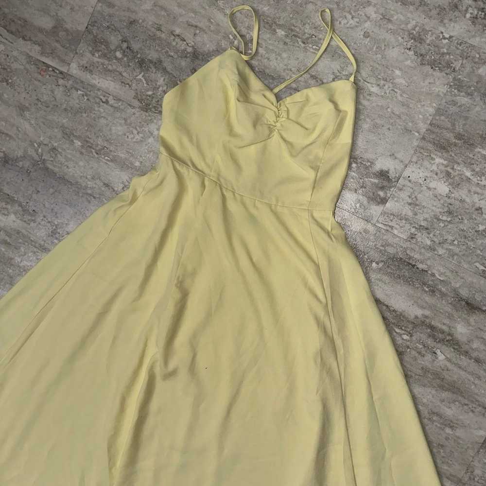 Remember Me Sweetly Light Yellow Sleeveless Midi … - image 2