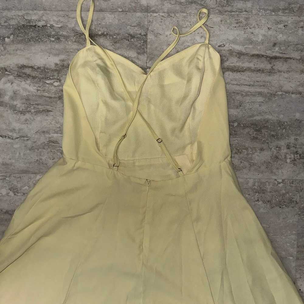 Remember Me Sweetly Light Yellow Sleeveless Midi … - image 5