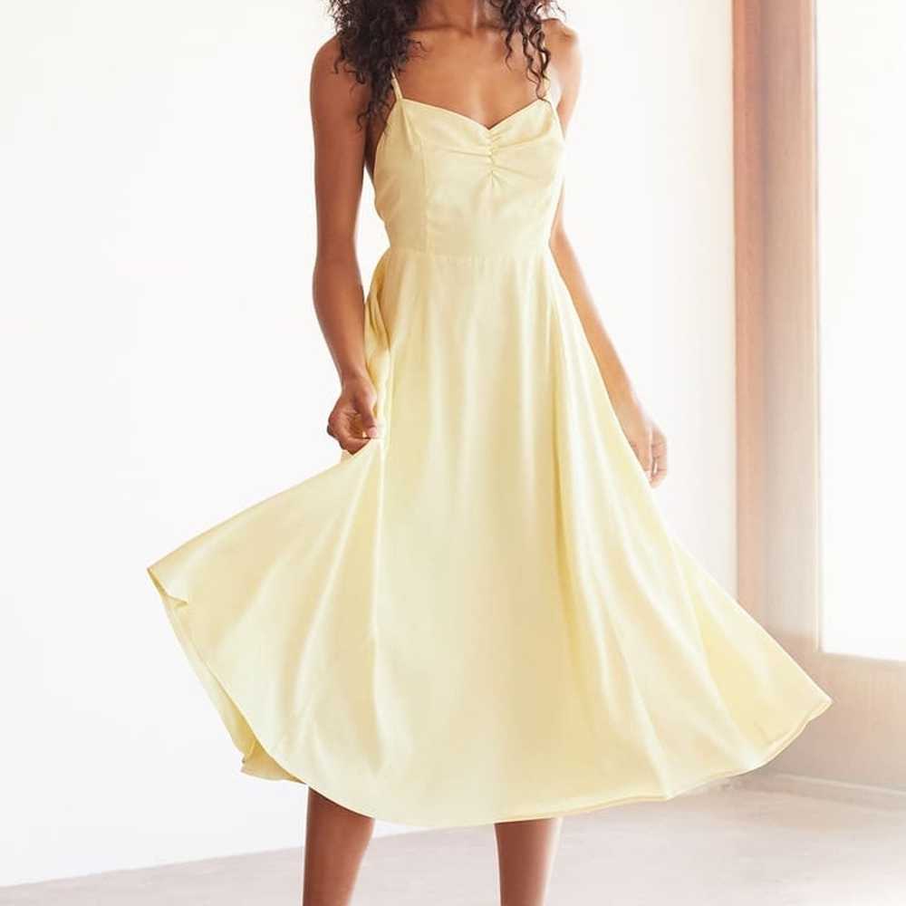 Remember Me Sweetly Light Yellow Sleeveless Midi … - image 9