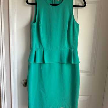 LOFT women’s teal peplum dress