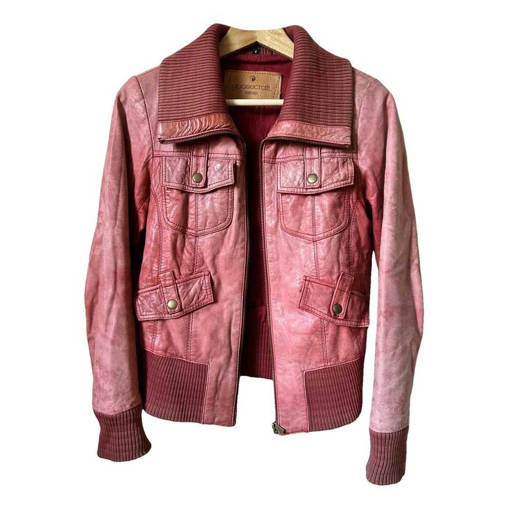 Goosecraft Leather biker jacket - image 1