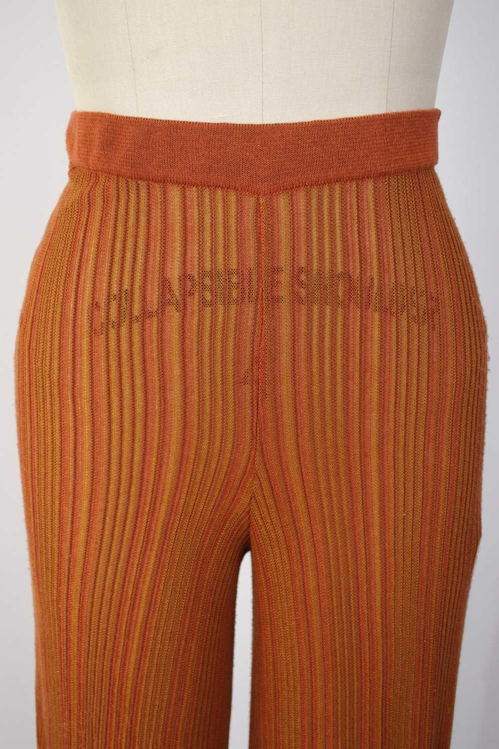 Paloma Wool Pumpkin Spice Striped Pant Set - image 5