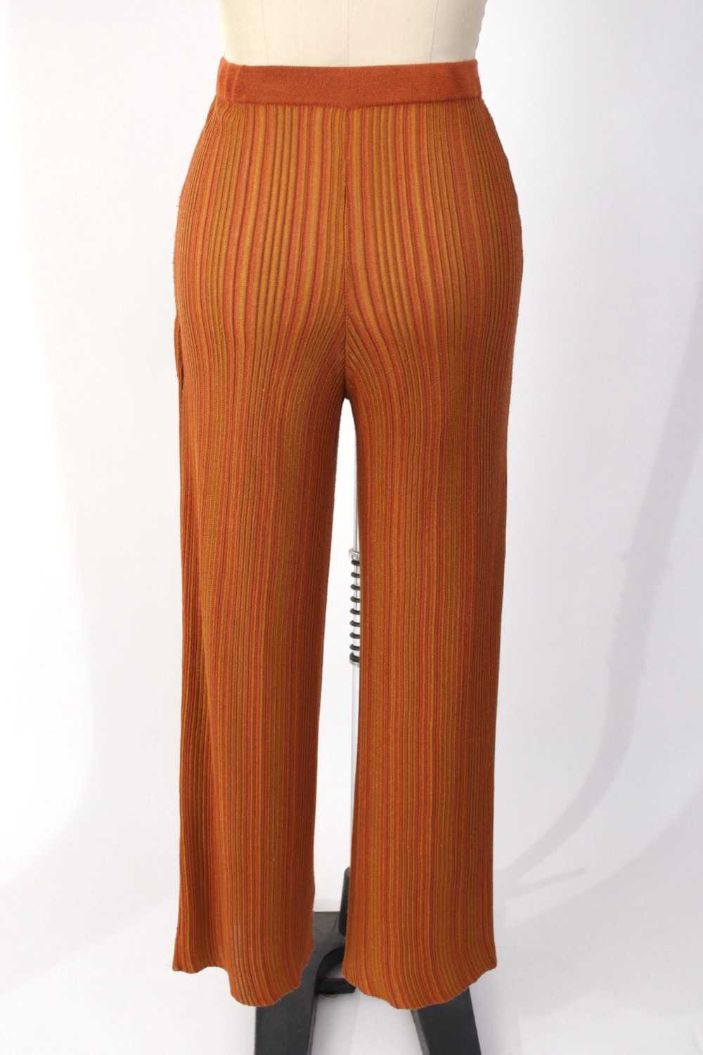 Paloma Wool Pumpkin Spice Striped Pant Set - image 7