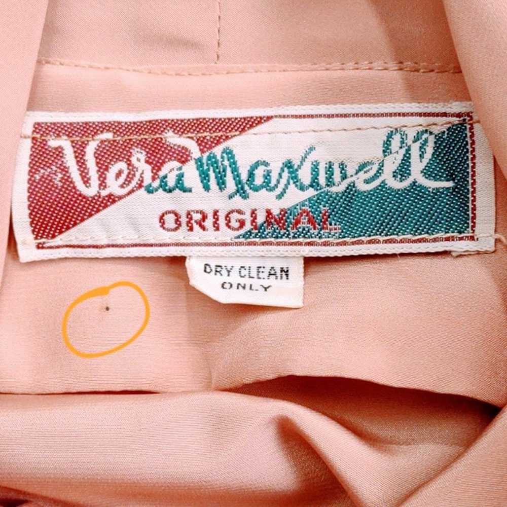 Vera Maxwell vintage 70s bow tie poet sleeves but… - image 6