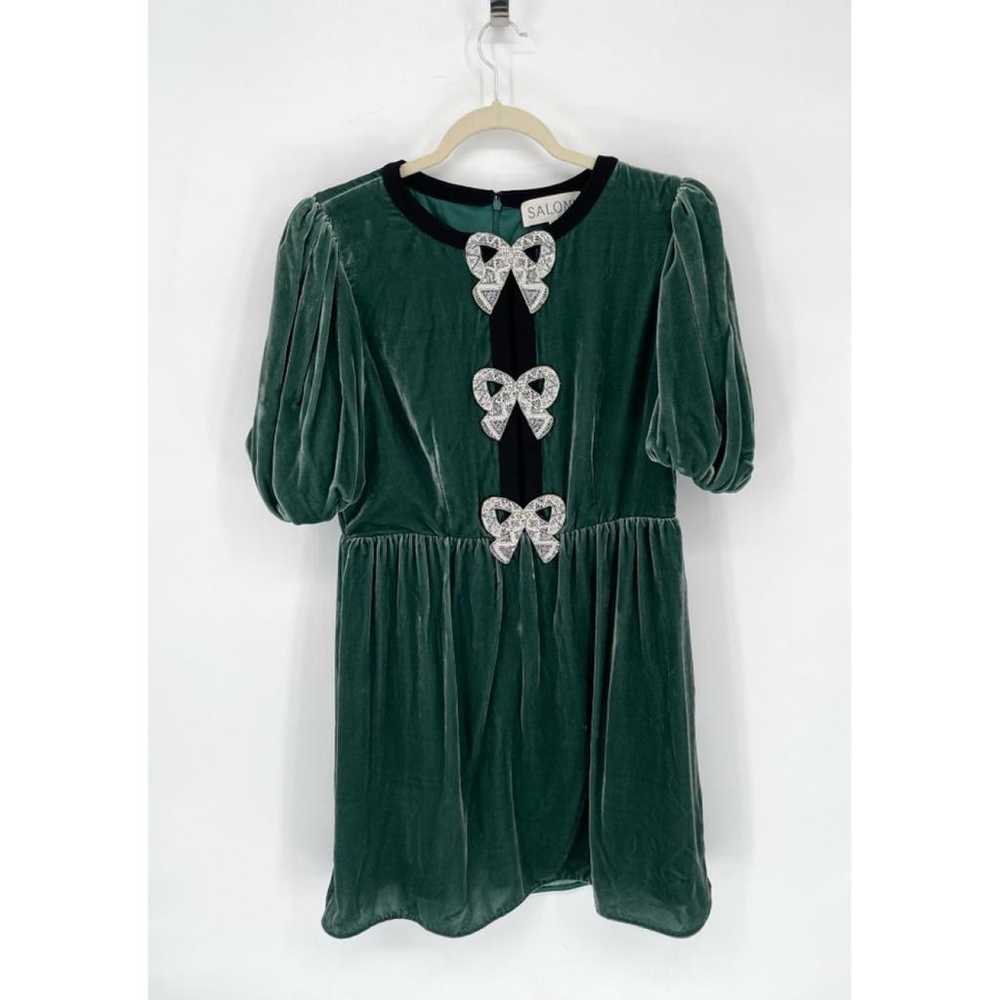 Saloni Velvet mini dress - image 2