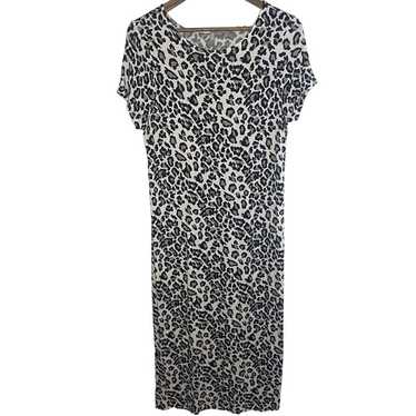 ASOS Black Cream Cheetah Leopard Animal Print Str… - image 1