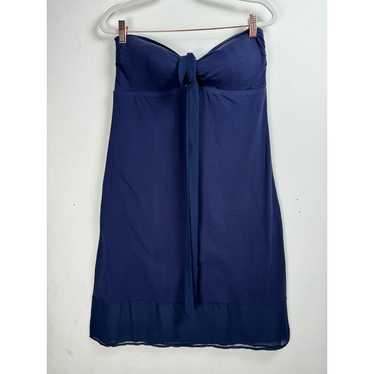 Tommy Bahama Women's Navy Blue Sweatheart Sleevele