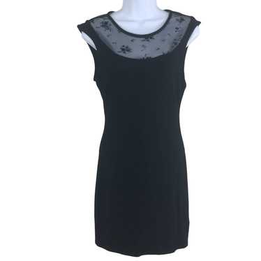 Forever 21 Little Black Dress with Lace Trim Size… - image 1