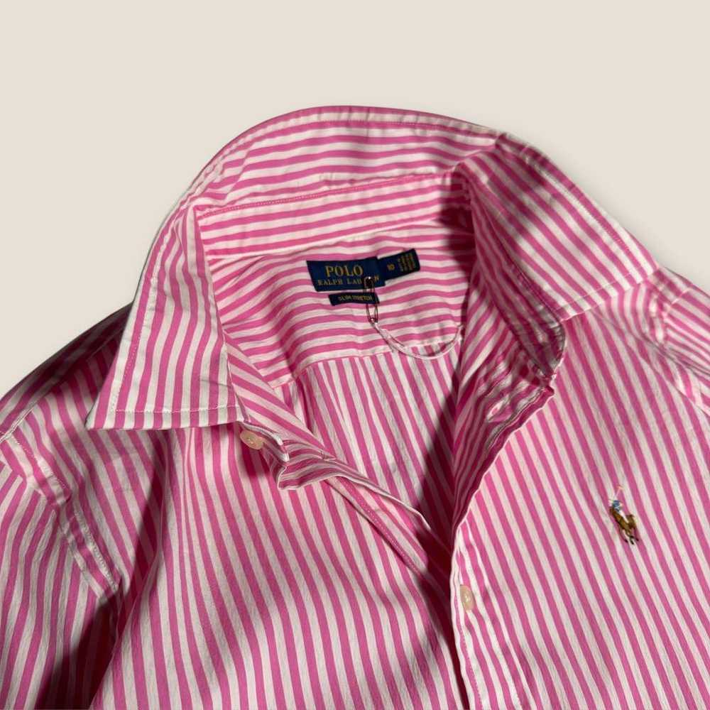 【Multi Pony】Polo Ralph Lauren Slim Stretch Pink W… - image 4