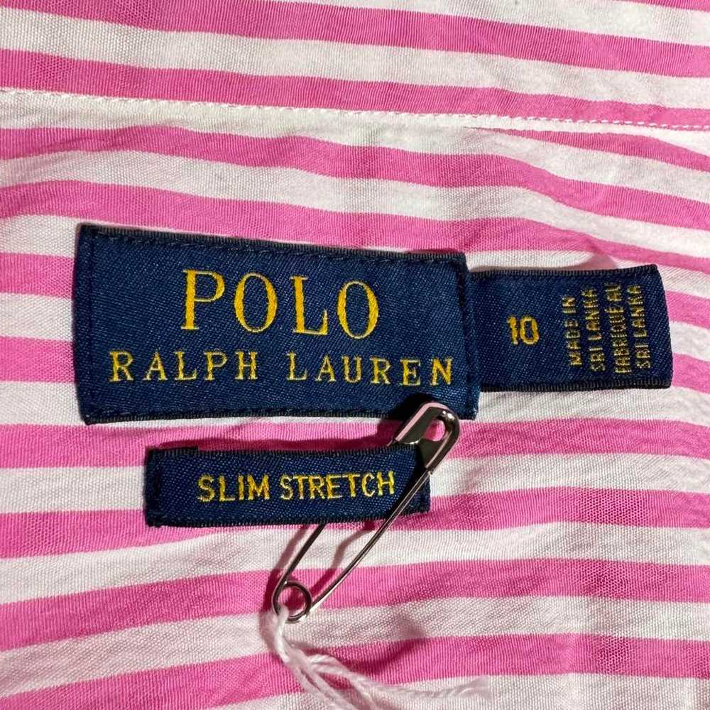 【Multi Pony】Polo Ralph Lauren Slim Stretch Pink W… - image 5