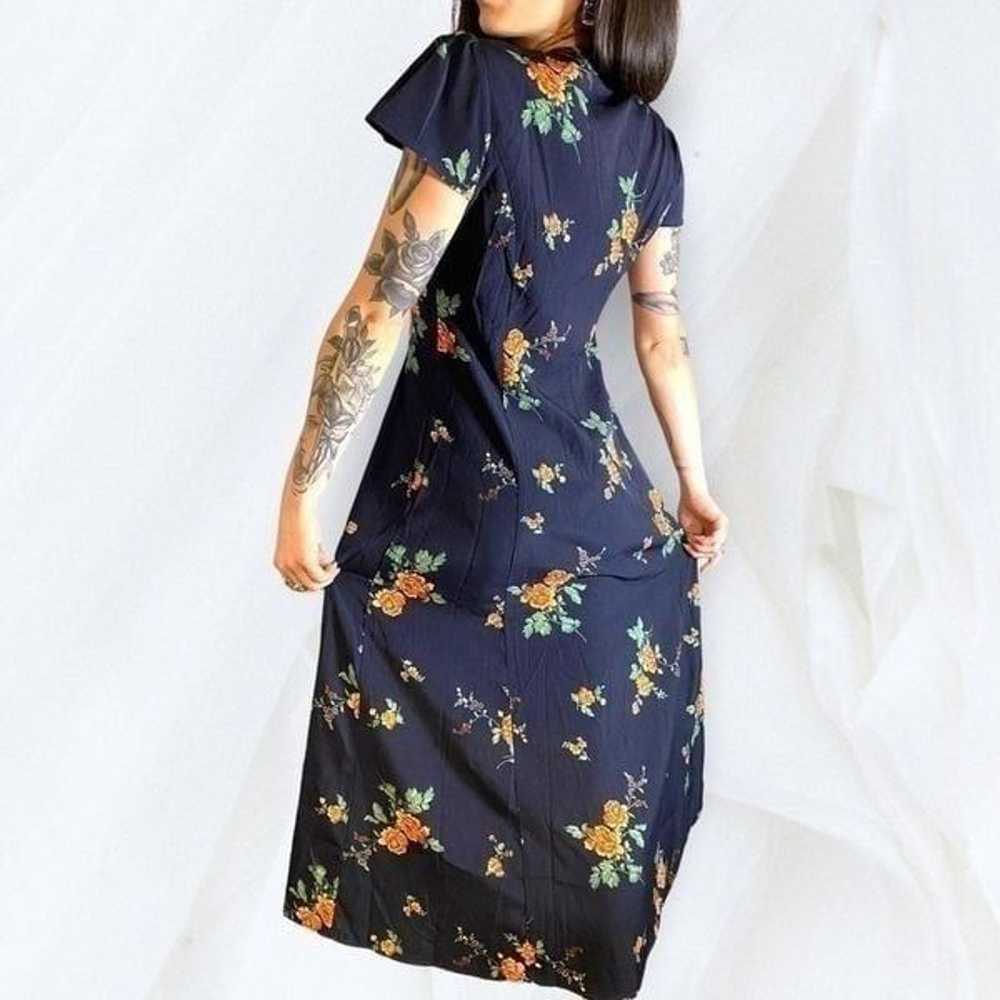 Molly + Miley (S) Navy Floral Dress - image 2