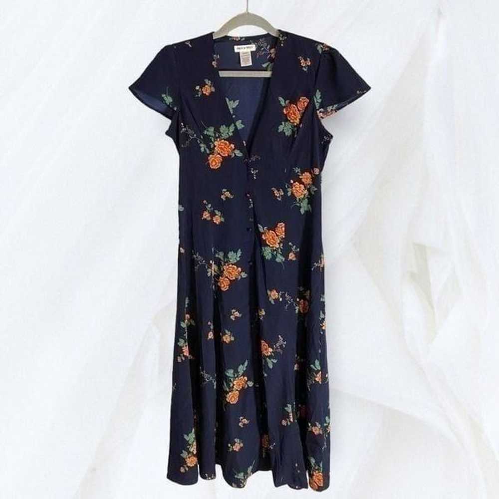 Molly + Miley (S) Navy Floral Dress - image 5