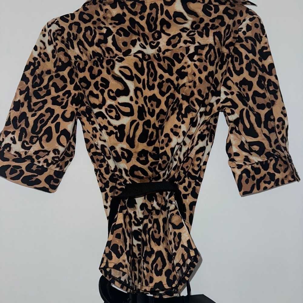 Bebe Cheetah Print Corset Top - image 6