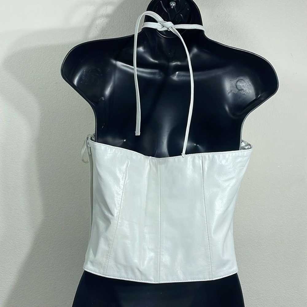 (A3) HUGO BUSCATI VINTAGE 80'S, 100% leather crop… - image 4