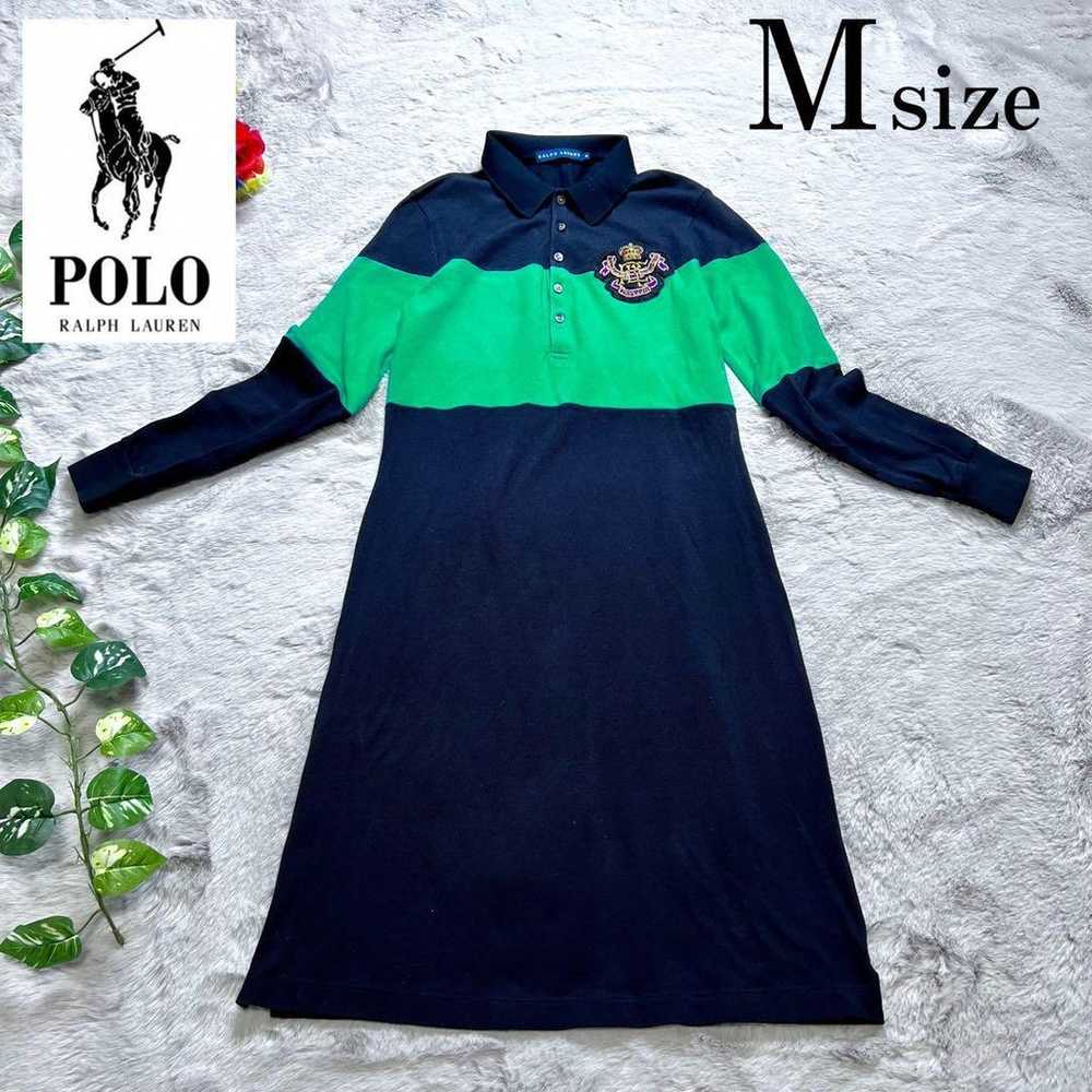 RALPH LAUREN One-piece Long-sleeve Polo Shirt Str… - image 1