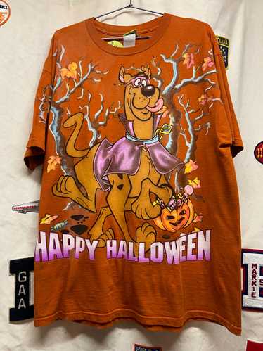 Vintage Halloween Scooby Doo Brown All Over Print 