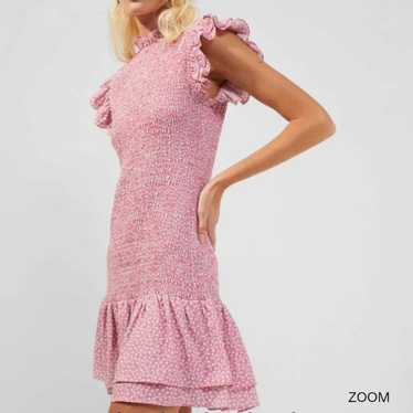 French Connection Elao Verona Crepe Smocked Dress