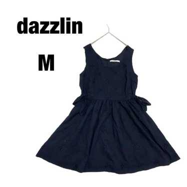 【Dazzlin】One-piece dress, sleeveless dress, sleeve