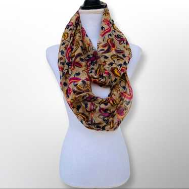 Brand Unbranded Paisley Infinity Scarf