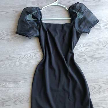 Black semi-formal/formal mini dress