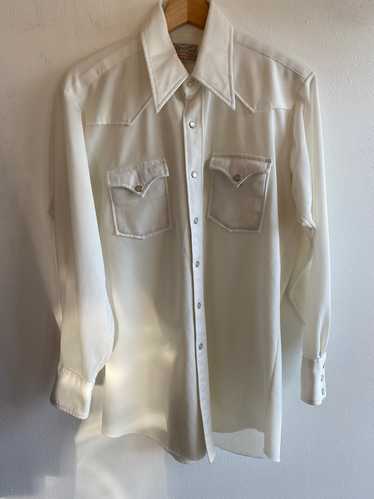 Vintage 1970’s H bar C Ribbed Pearl Snap Shirt