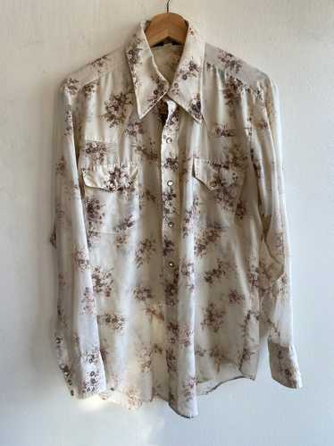 Vintage 1970’s Wrangler Pearl Snap Shirt