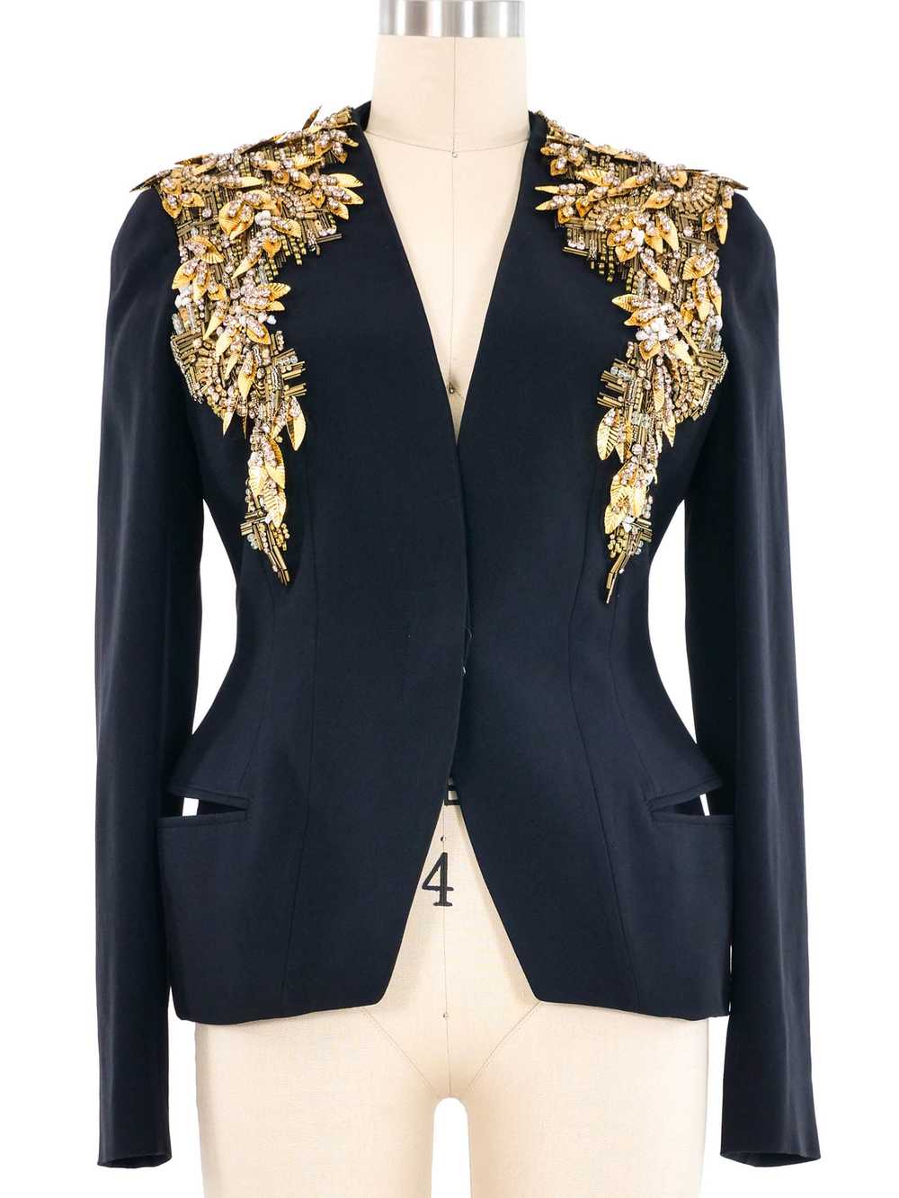 2013 Alexander McQueen Embellished Blazer - image 1