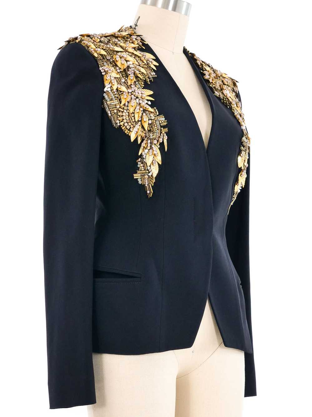 2013 Alexander McQueen Embellished Blazer - image 4