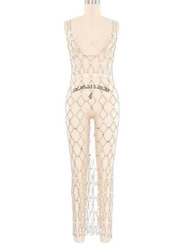 Paco Rabanne Crystal Chain Slip Dress