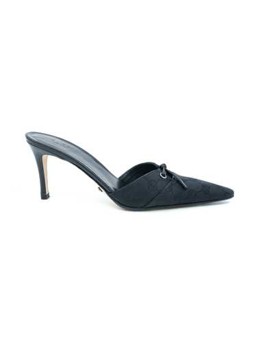 Gucci Black Monogram Mule, 8