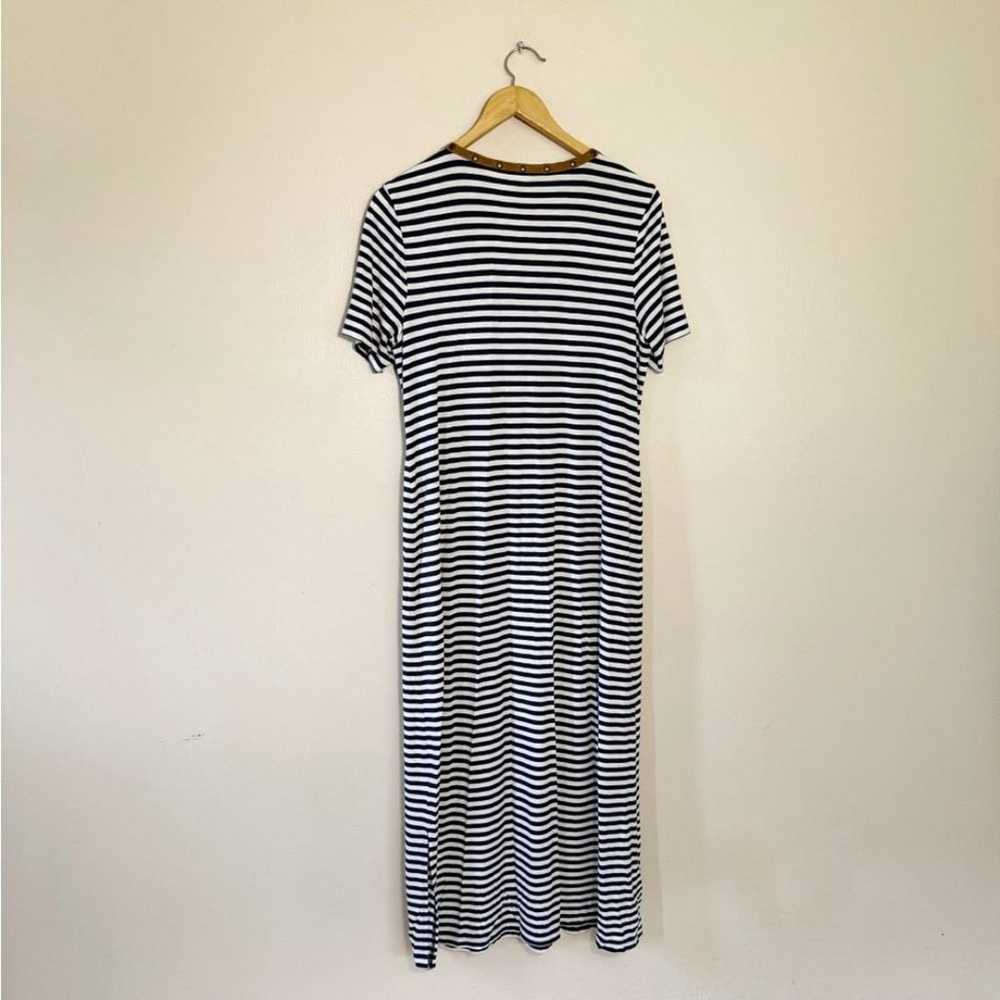 Chico’s Striped Maxi Dress Size 1 (8) EUC - image 2