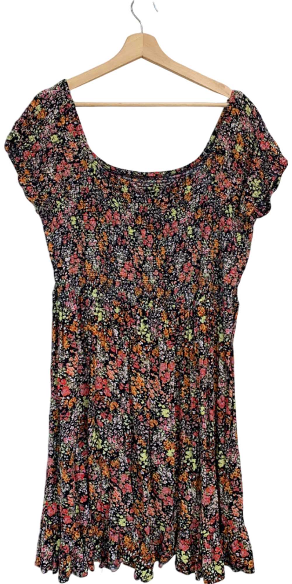 Yours Multicolour Floral Print Dress Size UK 26-28 - image 2