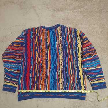 【Vintage】purely Australian 3Dニット S／MT5 Vtg Purely Australian Clothing Co 3D Textured Knit Colorful