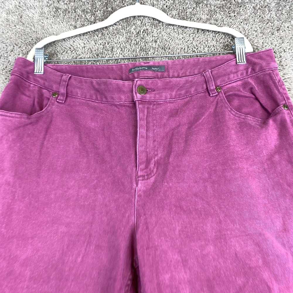 Vintage High Rise Dark Wash Purple Bootcut Style … - image 2