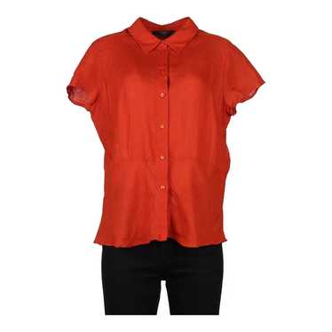 Weekend By Max Mara Short Sleeve Shirt - XL Orang… - image 1