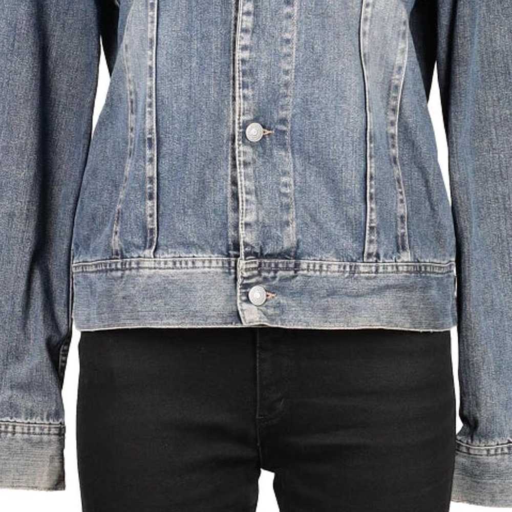 Sisley Denim Jacket - XL Blue Cotton - image 5