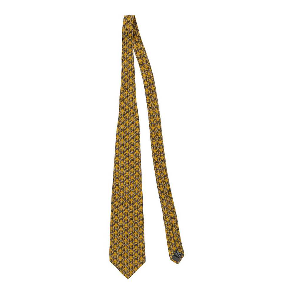 Gianfranco Ferre Tie - No Size Yellow Silk - image 1