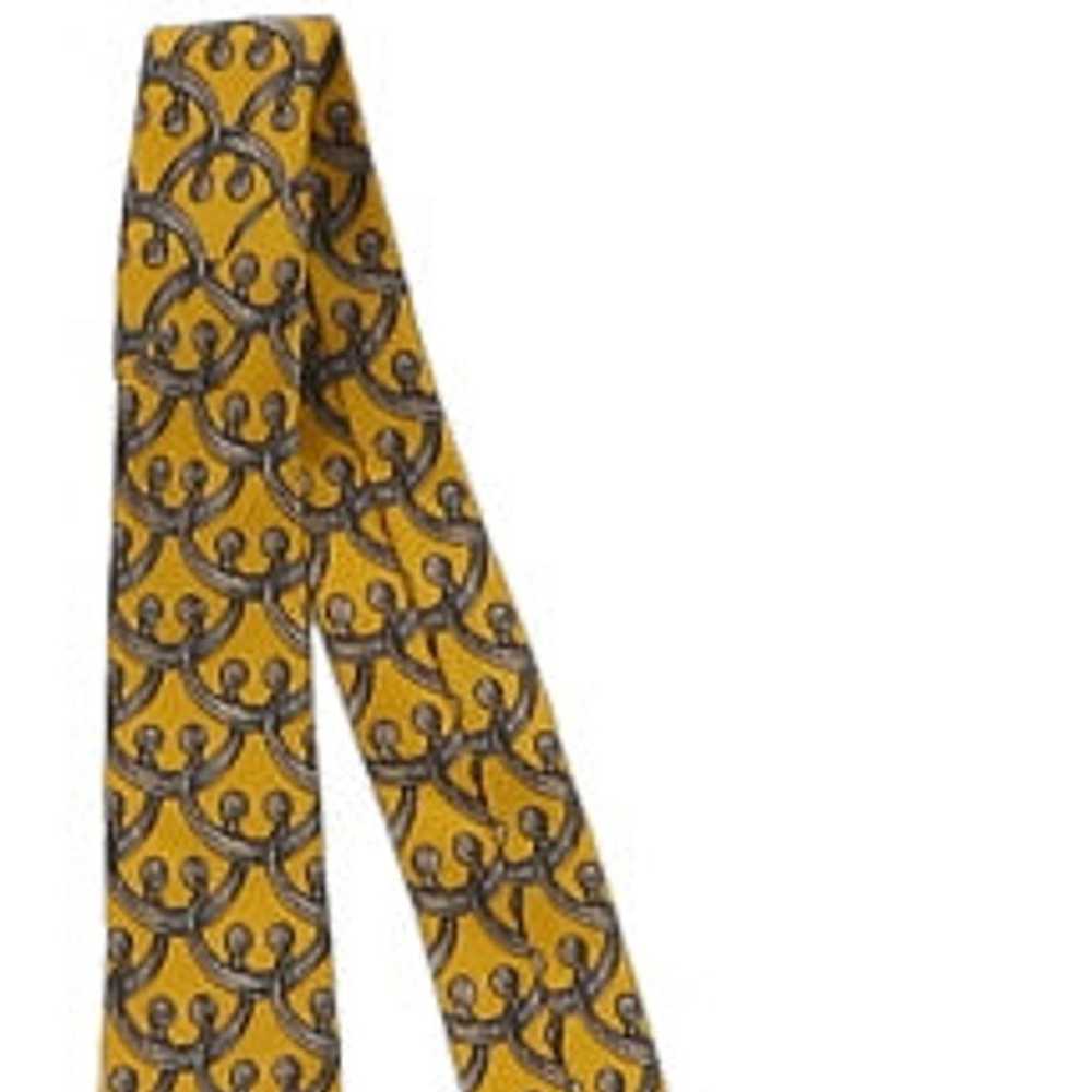 Gianfranco Ferre Tie - No Size Yellow Silk - image 3