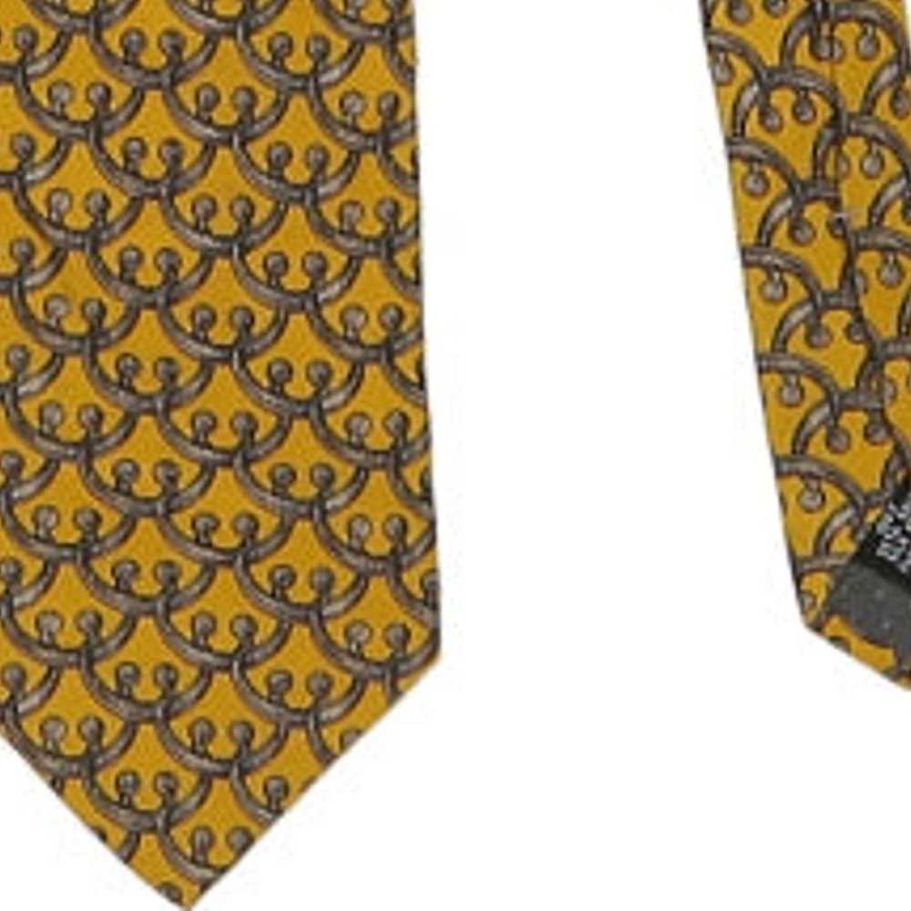 Gianfranco Ferre Tie - No Size Yellow Silk - image 4