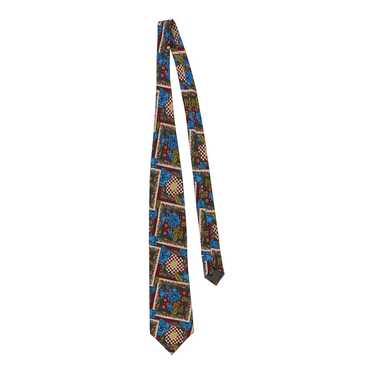 Kenzo Floral Tie - No Size Multicoloured Silk - image 1